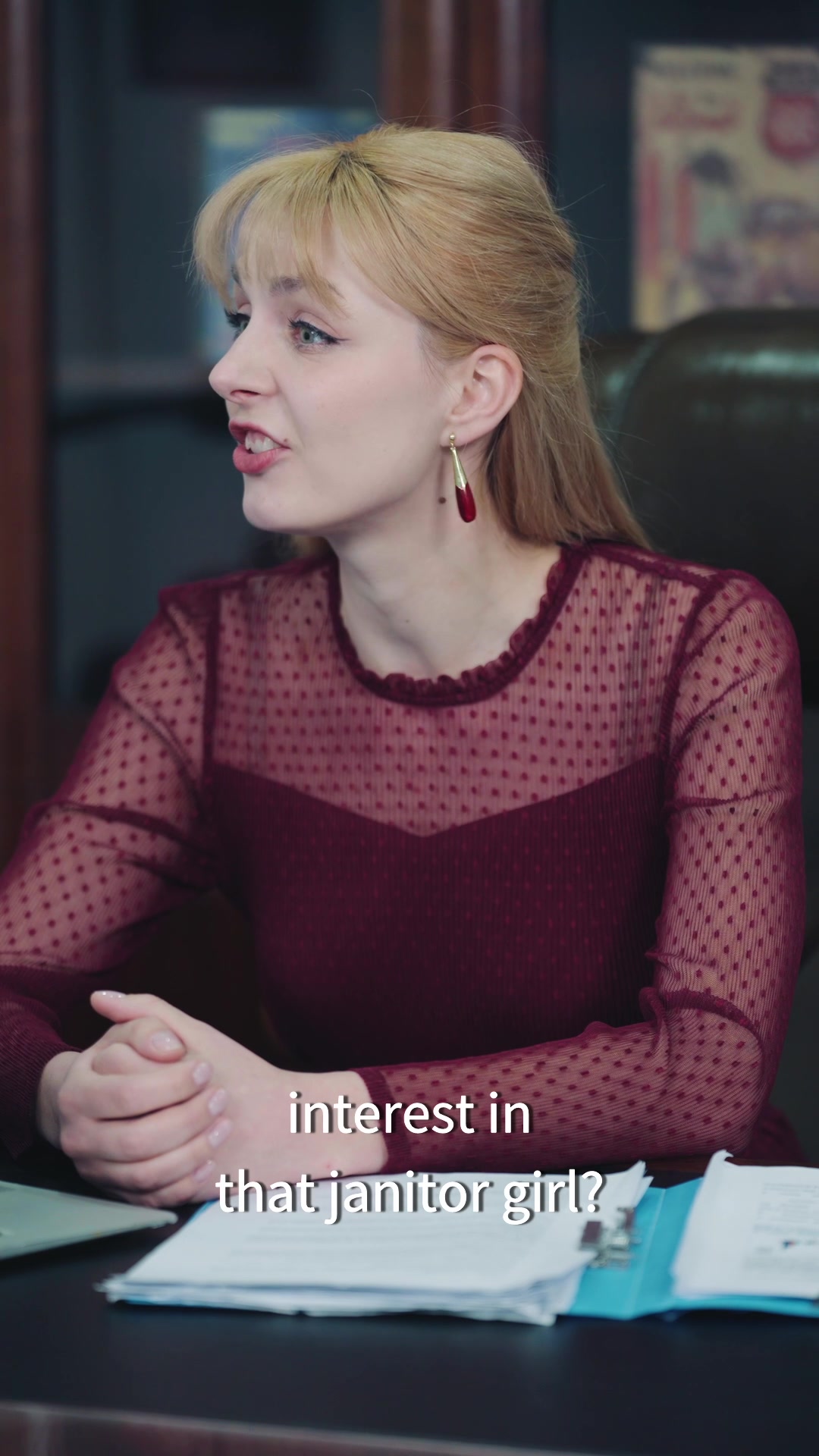interest in that janitor girl?