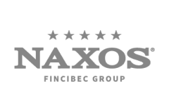 Naxos Fine Music Group logo with four and a half stars above the name.