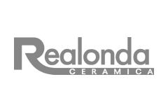 Realonda company logo in gray with stylized R and slogan beneath.