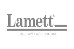 Lamett brand logo with the tagline Passion for Floors.