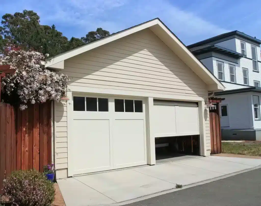 Garage door that won't close