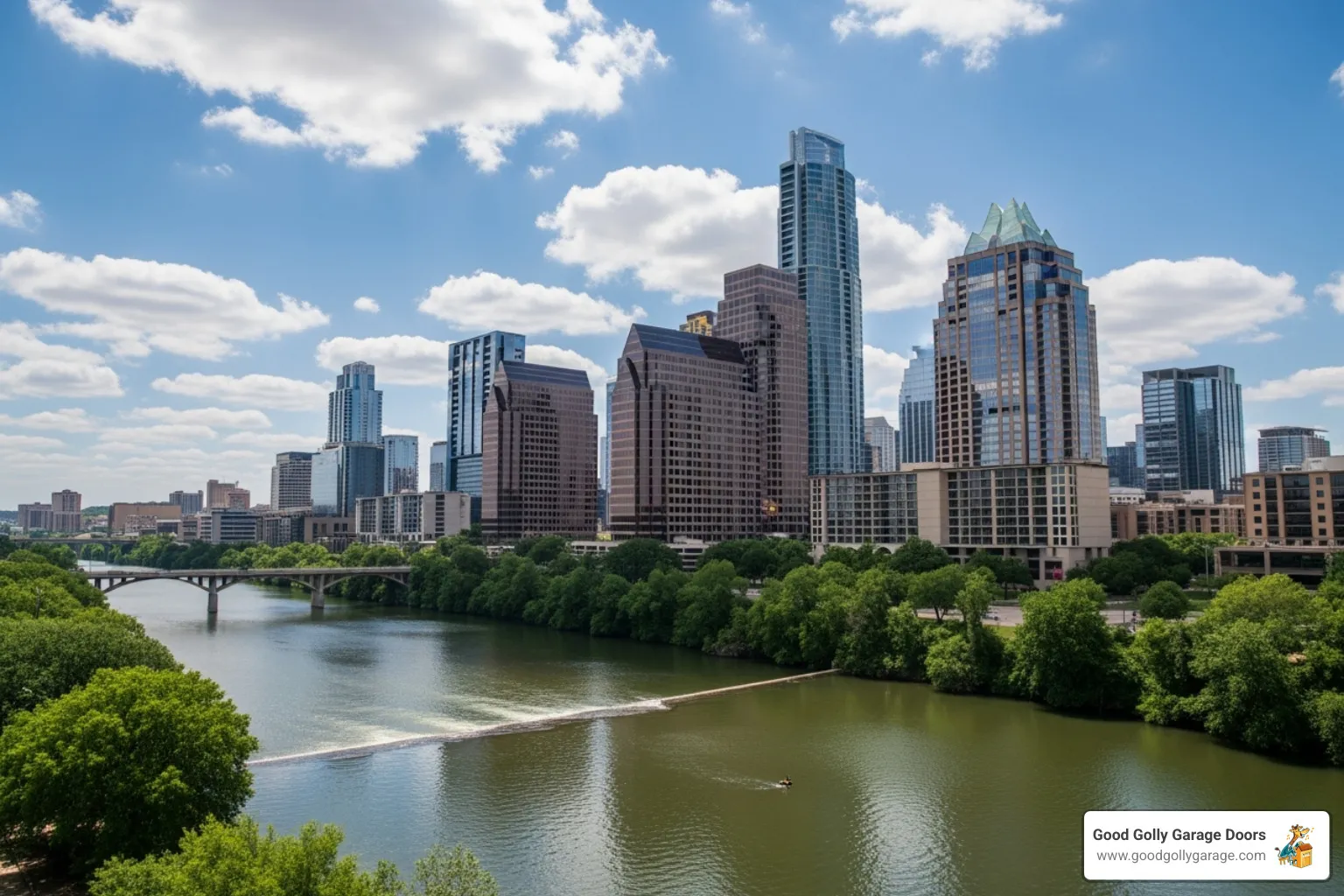 Austin skyline - professional garage door repair in austin tx