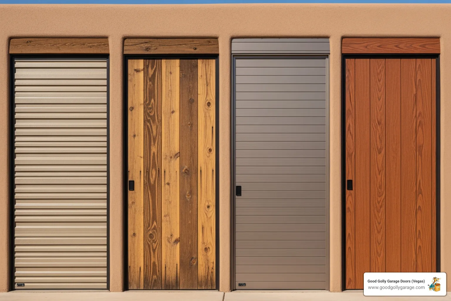 different garage door materials - garage door replacement henderson nv