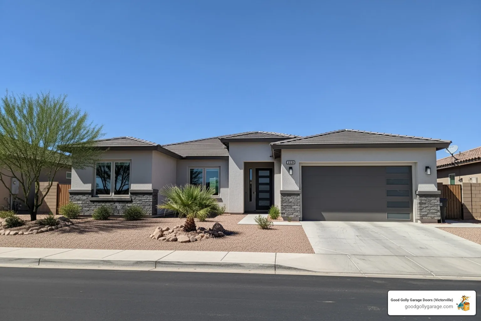 infographic showing benefits of professional garage door installation including improved security, enhanced curb appeal, energy efficiency, increased home value, climate protection for High Desert conditions, professional safety standards, warranty coverage, and proper installation timeline - best garage door installation in hesperia ca