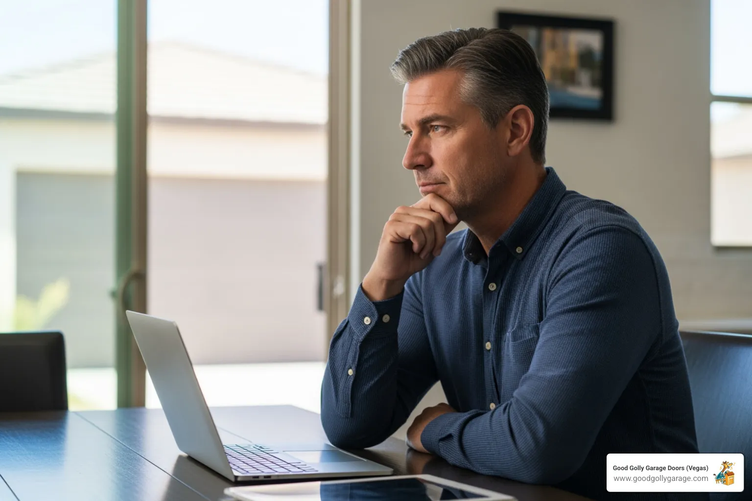 Infographic detailing tips for finding affordable garage door repair services, including getting multiple quotes, checking for specials, prioritizing transparent pricing, reading customer reviews, and asking about warranties - affordable garage door repair anthem nv