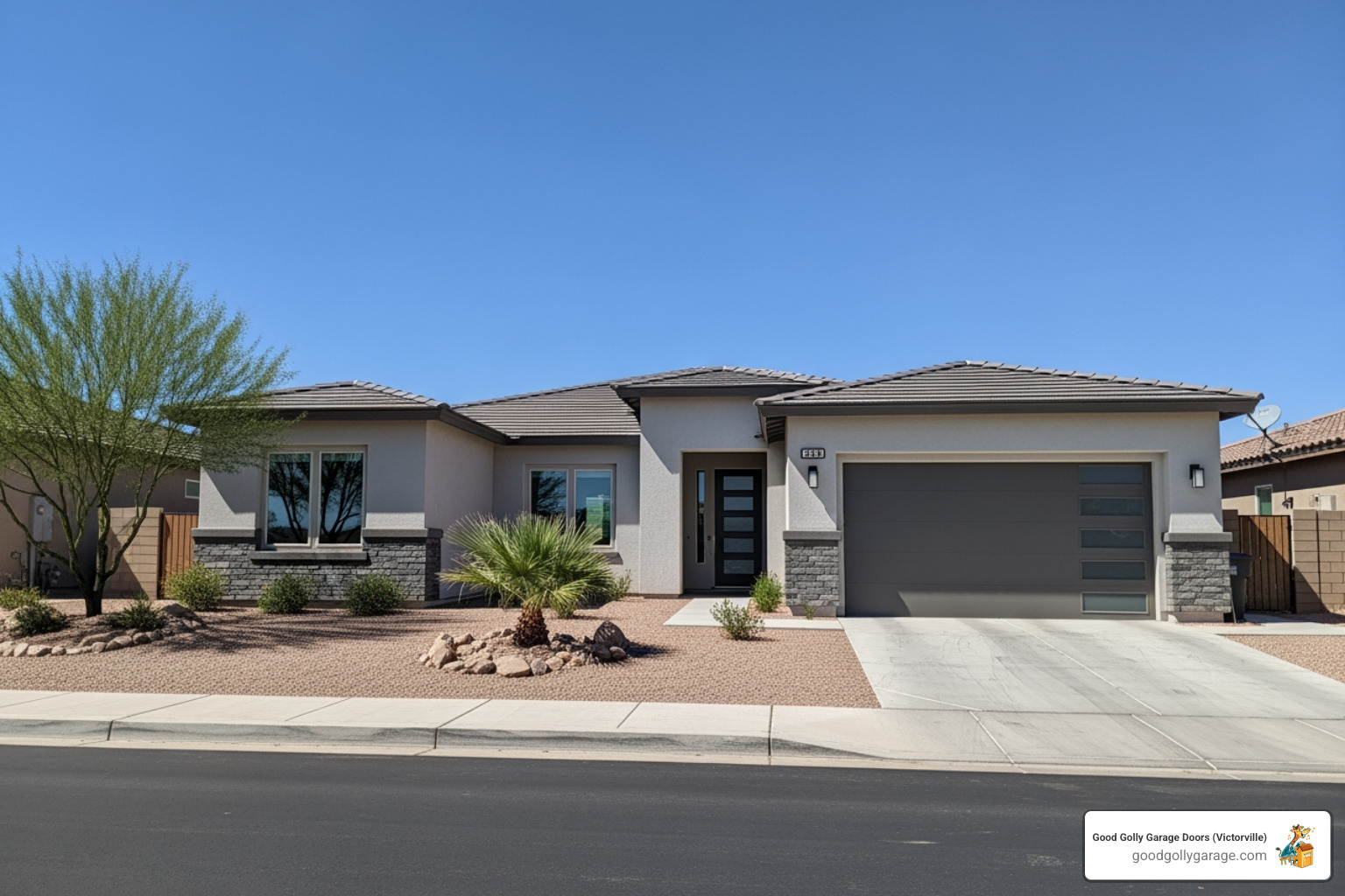 infographic showing benefits of professional garage door installation including improved security, enhanced curb appeal, energy efficiency, increased home value, climate protection for High Desert conditions, professional safety standards, warranty coverage, and proper installation timeline - best garage door installation in hesperia ca