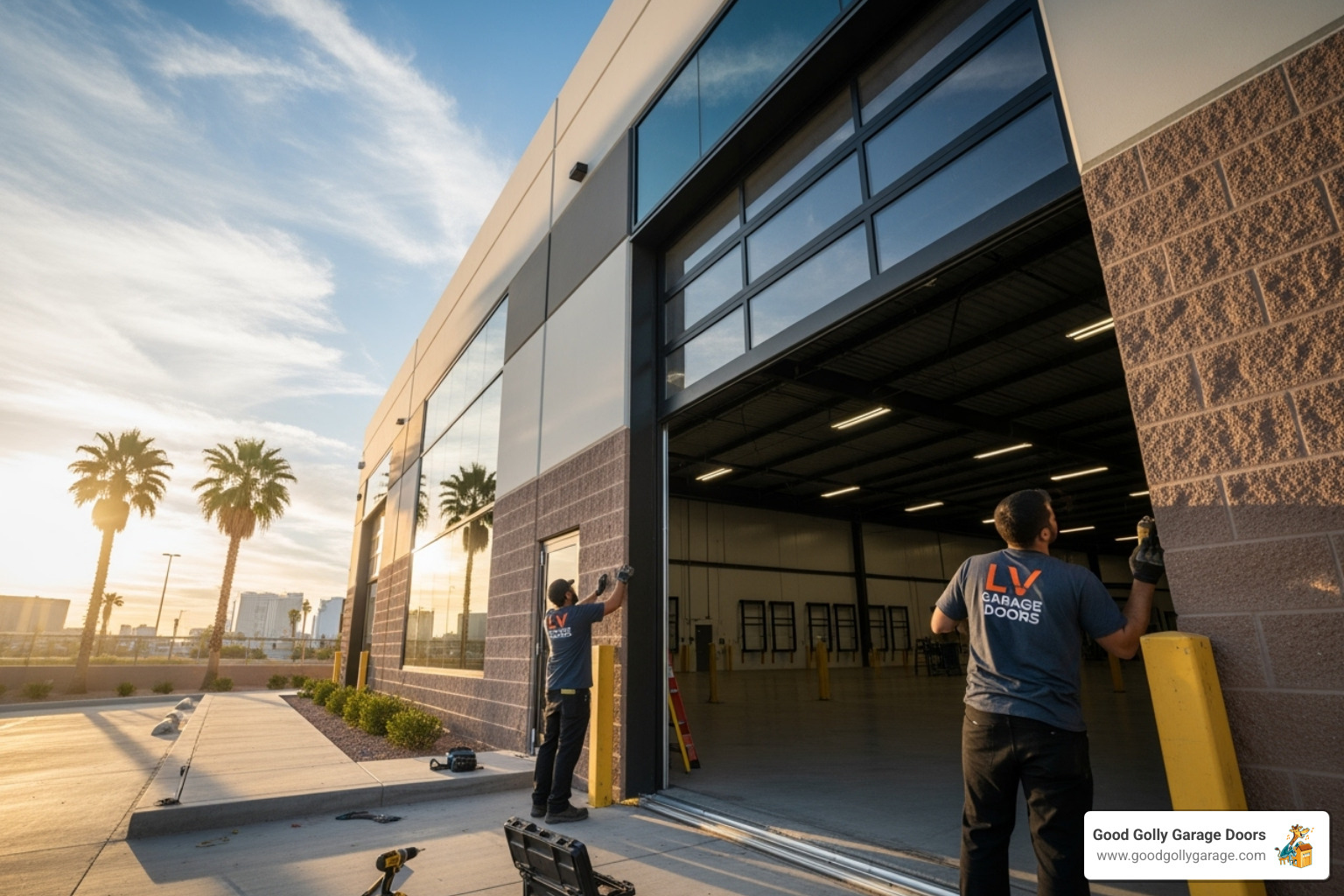different commercial door types - commercial garage door installation las vegas