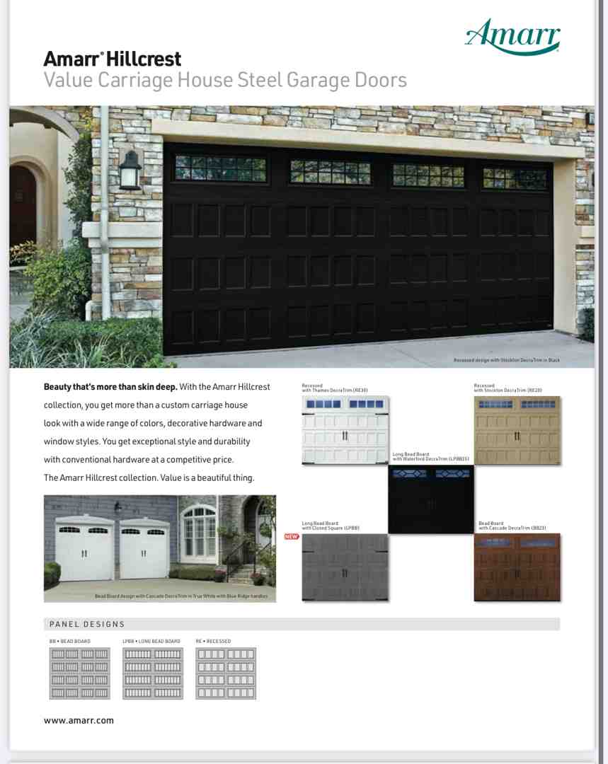 high-end carriage house garage door - how a new garage door increases home value