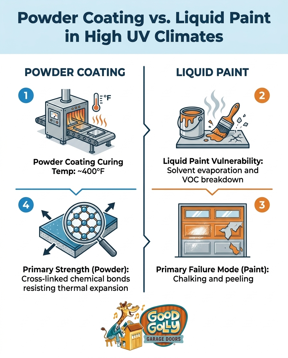 Powder Coating vs. Liquid Paint in High UV Climates