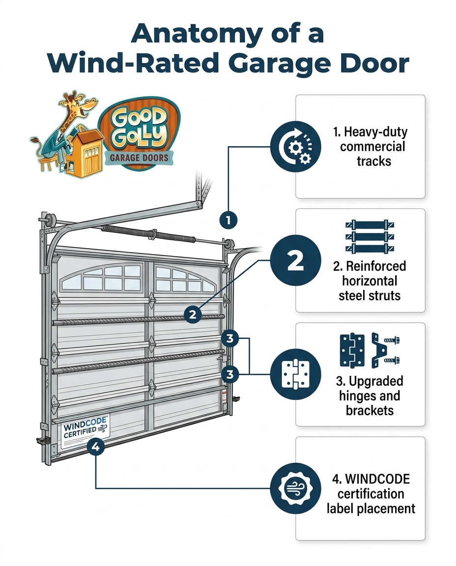 Anatomy of a Wind-Rated Garage Door