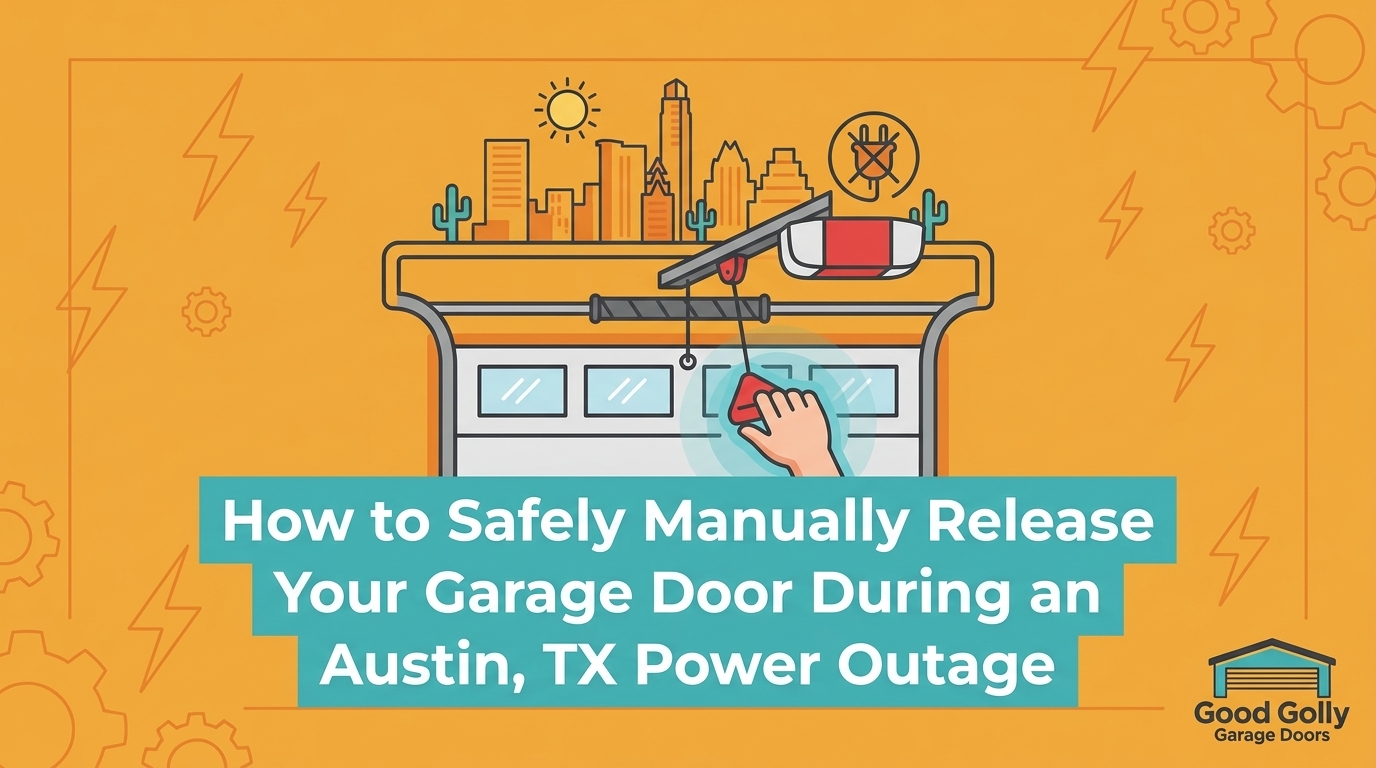 How to Safely Manually Release Your Garage Door During an Austin, TX Power Outage — featured image