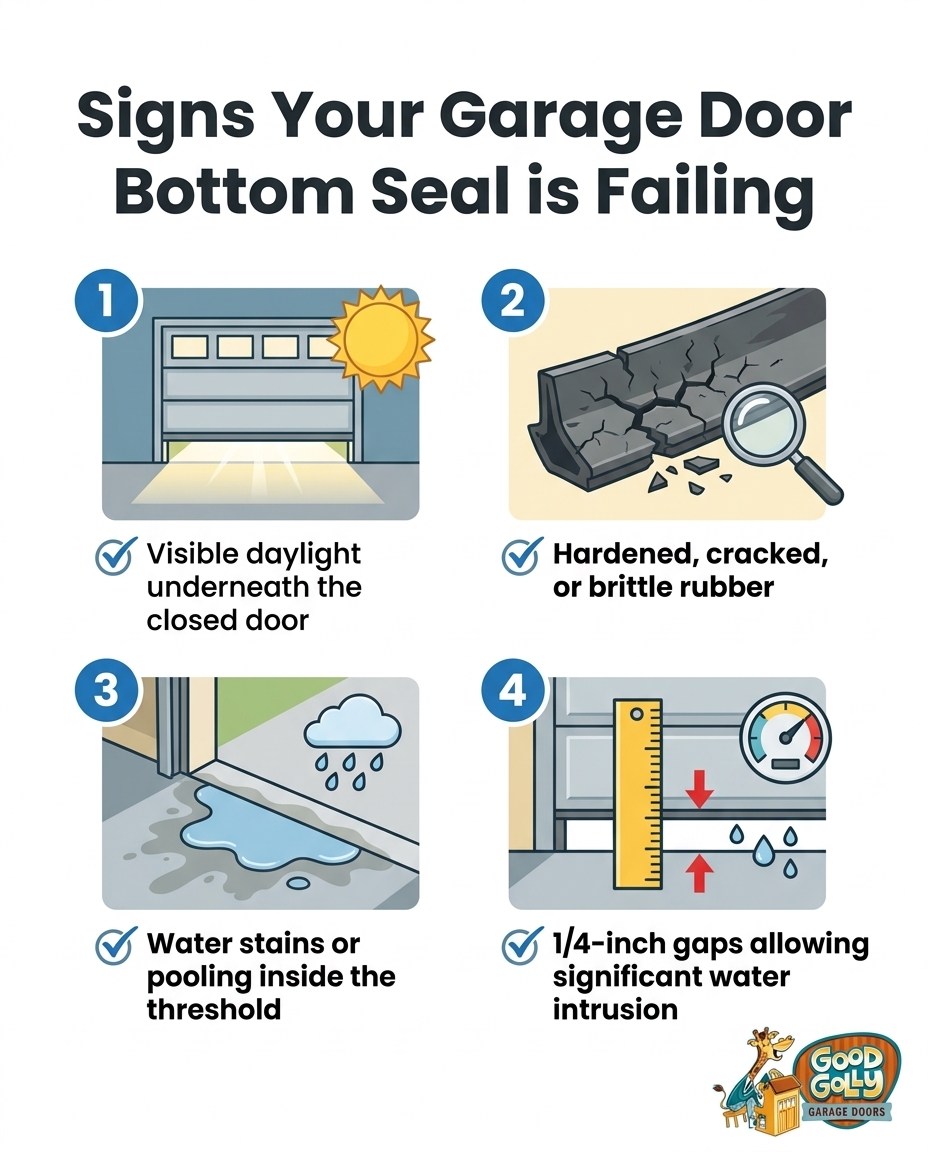 Signs Your Garage Door Bottom Seal is Failing