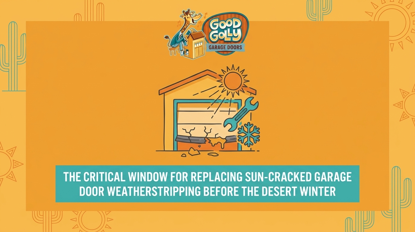 The Critical Window for Replacing Sun-Cracked Garage Door Weatherstripping Before the Desert Winter — featured image