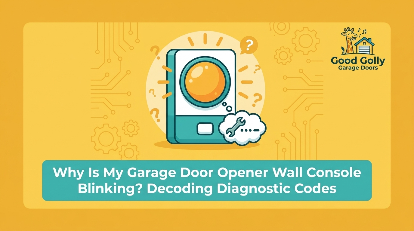 Why Is My Garage Door Opener Wall Console Blinking? Decoding Diagnostic Codes — featured image