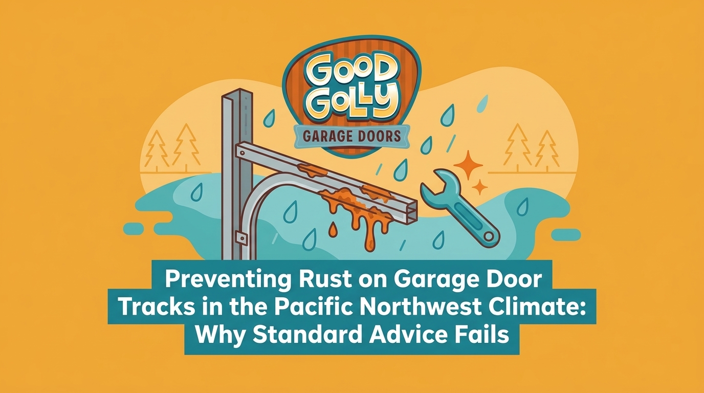 Preventing Rust on Garage Door Tracks in the Pacific Northwest Climate: Why Standard Advice Fails — featured image