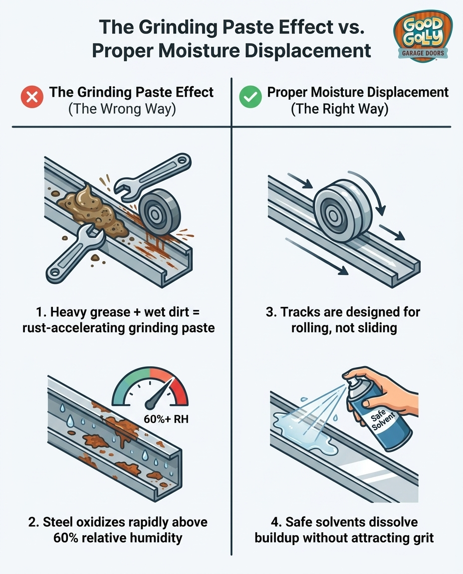The Grinding Paste Effect vs. Proper Moisture Displacement
