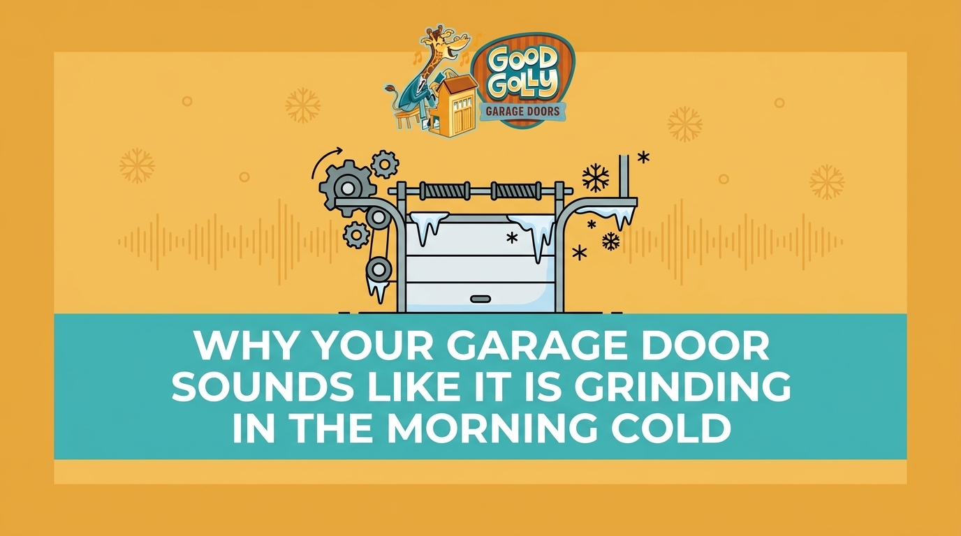 Why Your Garage Door Sounds Like It Is Grinding in the Morning Cold — featured image