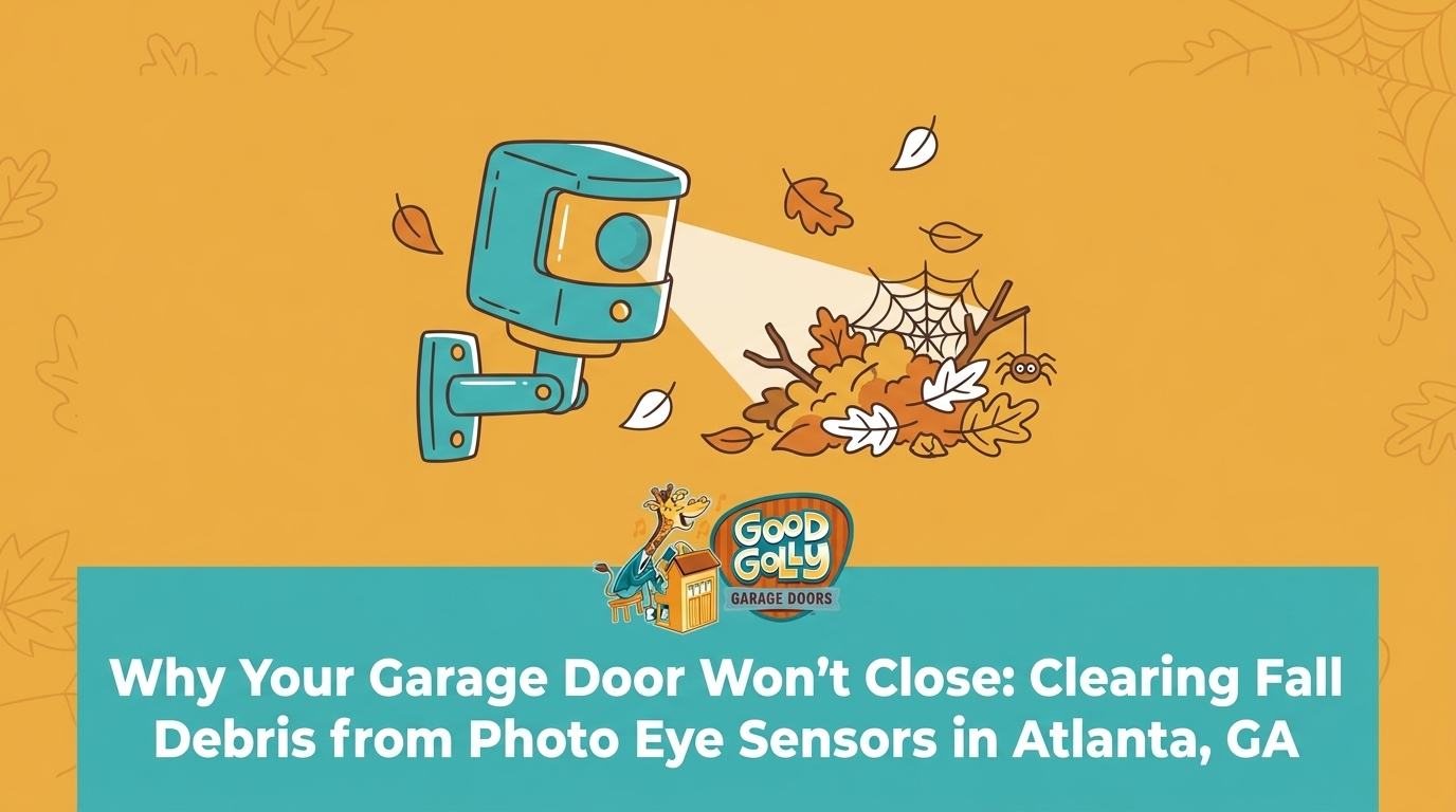 Why Your Garage Door Won't Close: Clearing Fall Debris from Photo Eye Sensors in Atlanta, GA — featured image