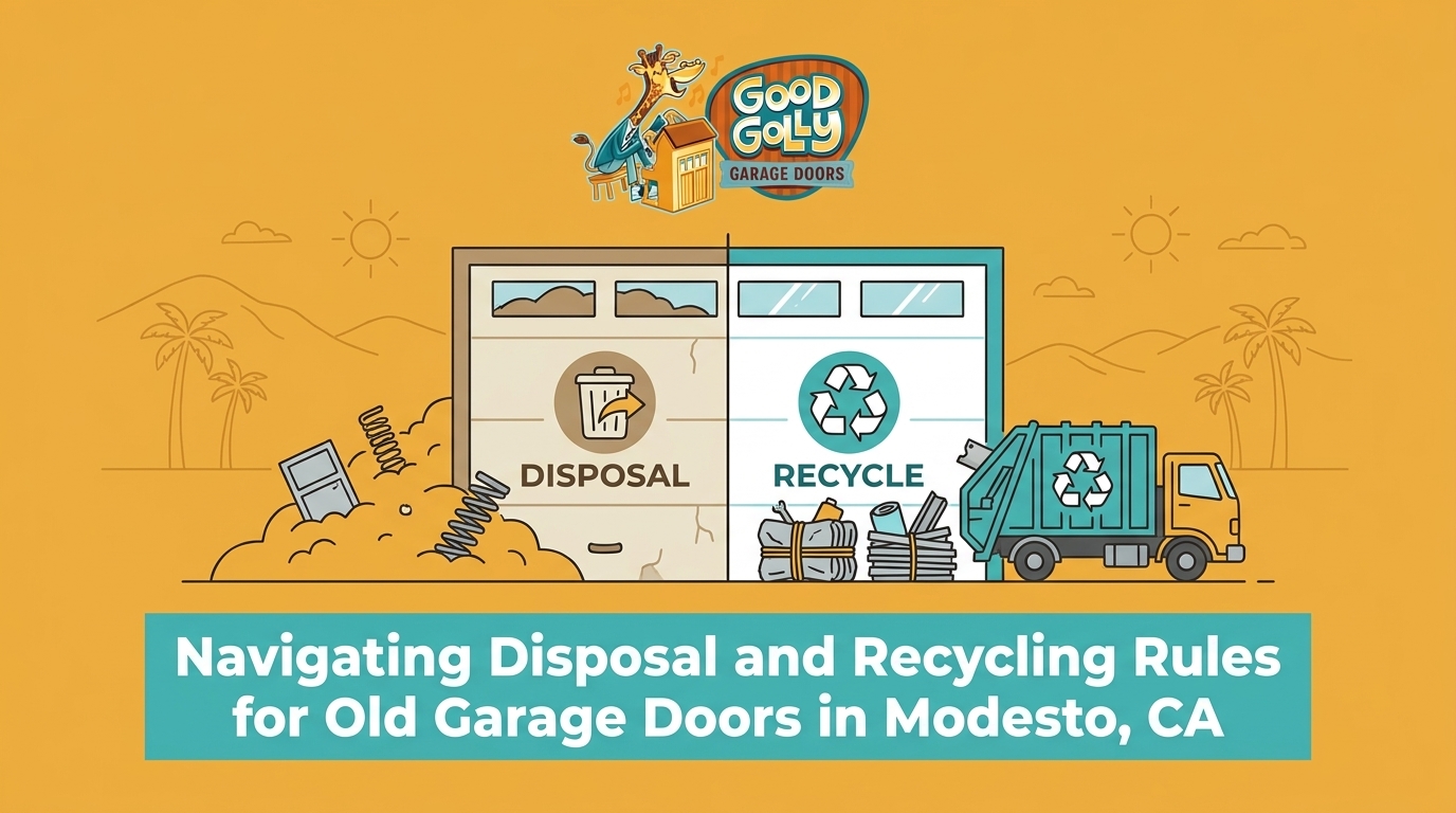 Navigating Disposal and Recycling Rules for Old Garage Doors in Modesto, CA — featured image