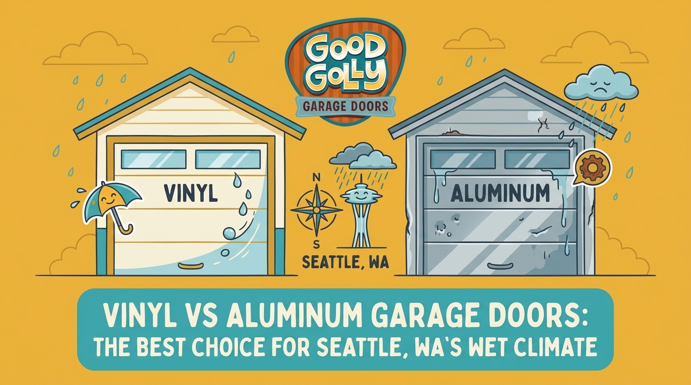 Vinyl vs Aluminum Garage Doors: The Best Choice for Seattle, WA's Wet Climate — featured image