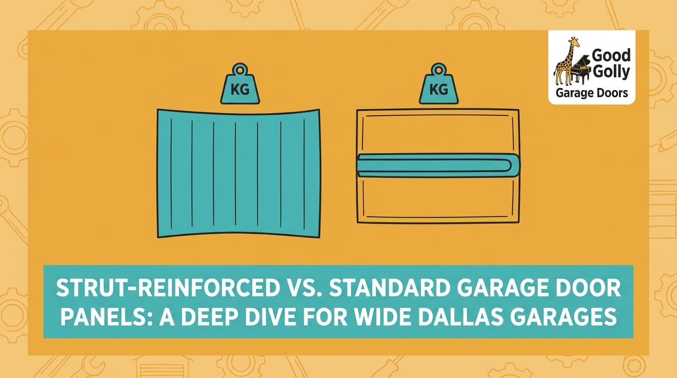 Strut-Reinforced vs. Standard Garage Door Panels: A Deep Dive for Wide Dallas Garages — featured image