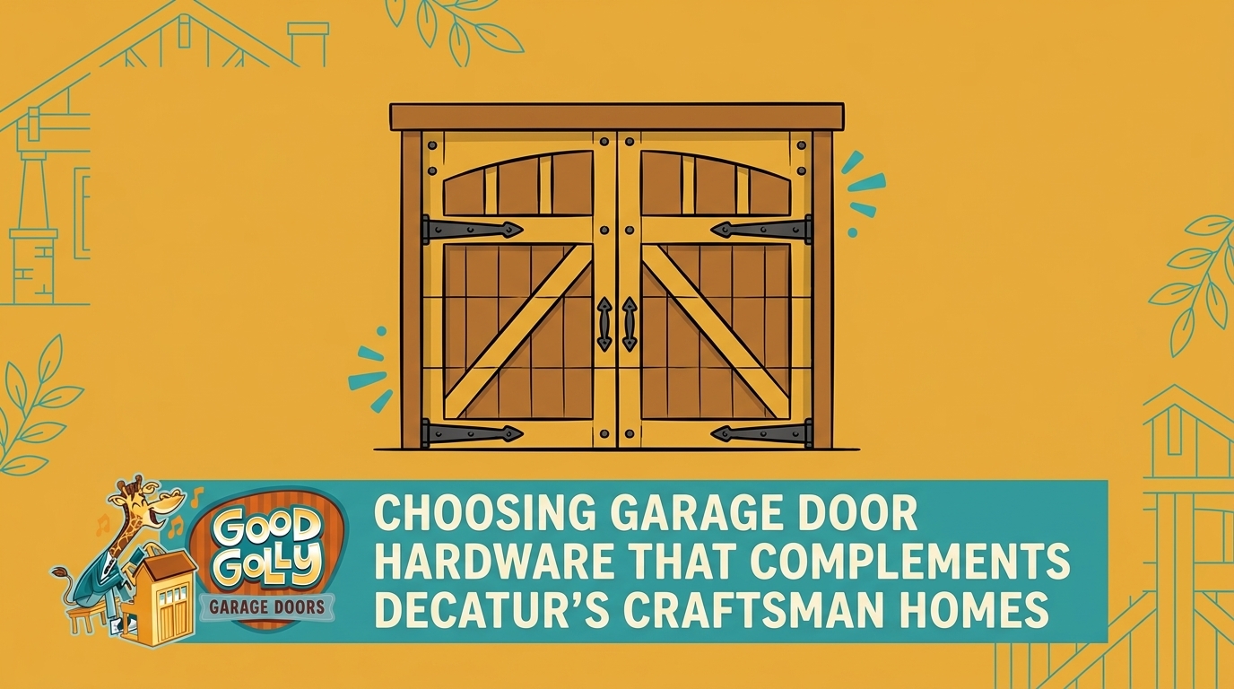 Choosing Garage Door Hardware That Complements Decatur's Craftsman Homes — featured image