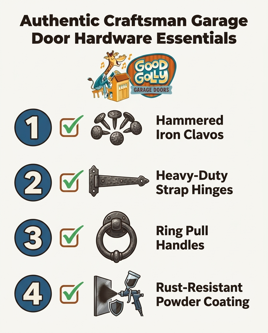 Authentic Craftsman Garage Door Hardware Essentials