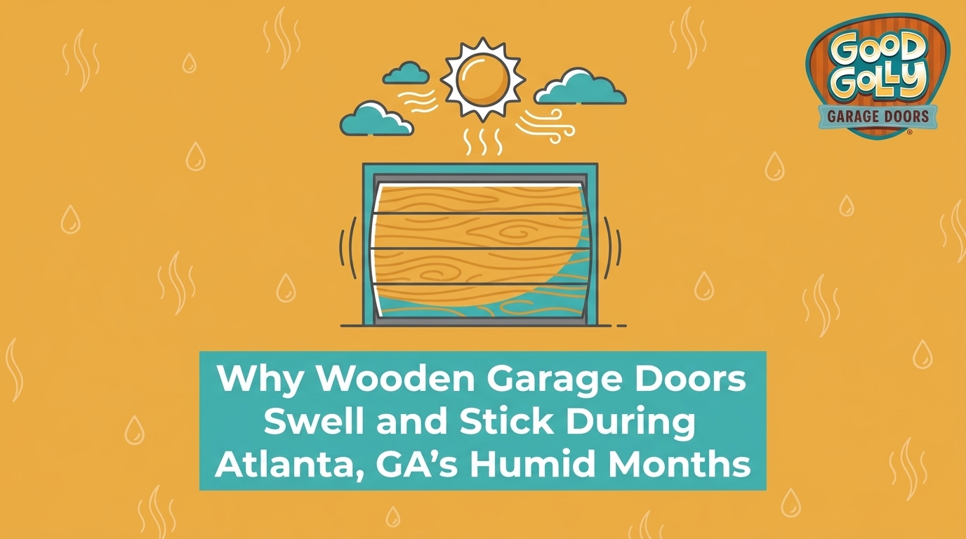 Why Wooden Garage Doors Swell and Stick During Atlanta, GA's Humid Months — featured image