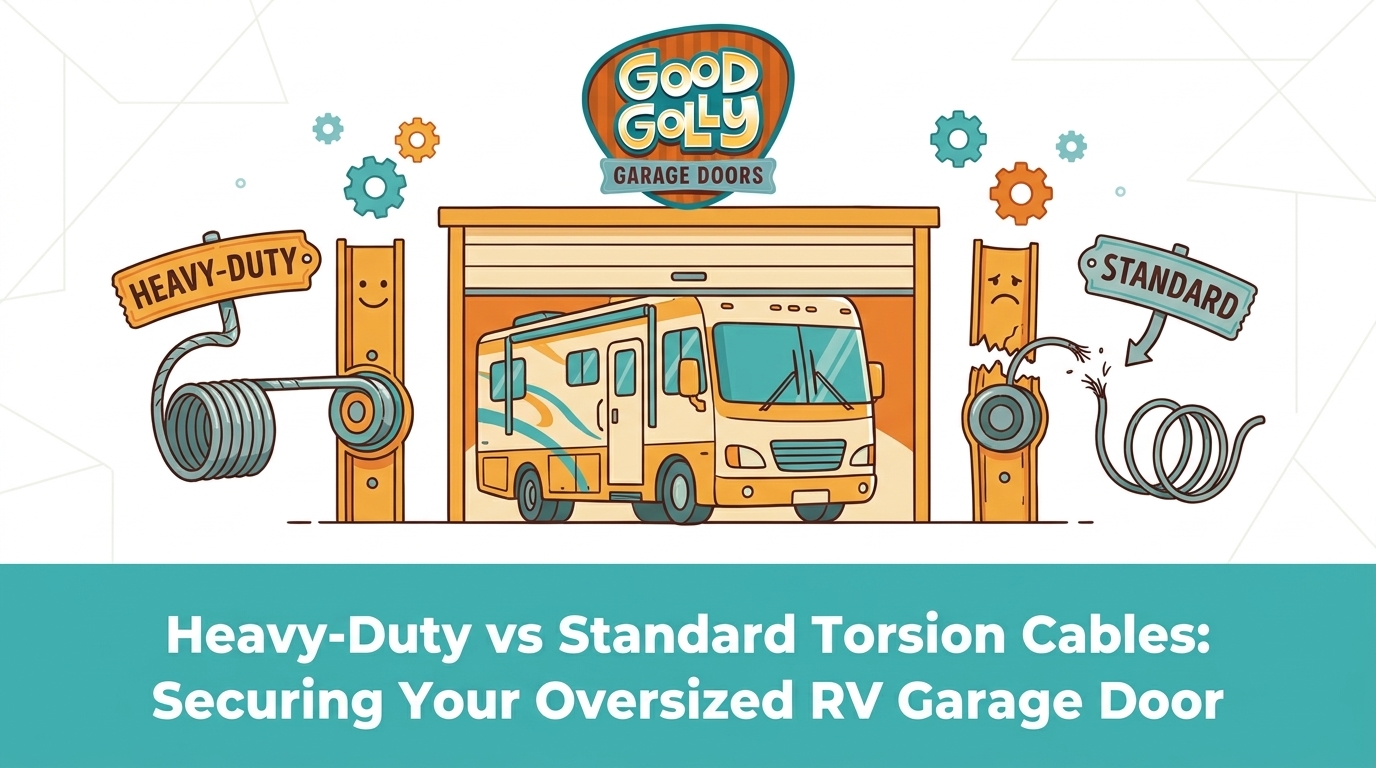 Heavy-Duty vs Standard Torsion Cables: Securing Your Oversized RV Garage Door — featured image
