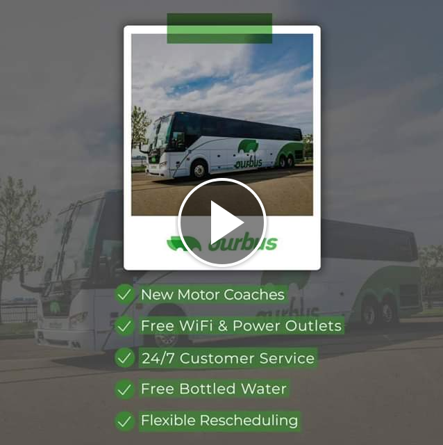 This bus is OurBus, from Dallas, Texas to the New York island