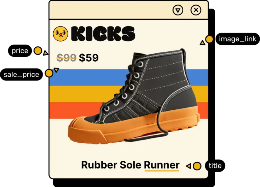 An example of an ad that highlights pricing and discounts.