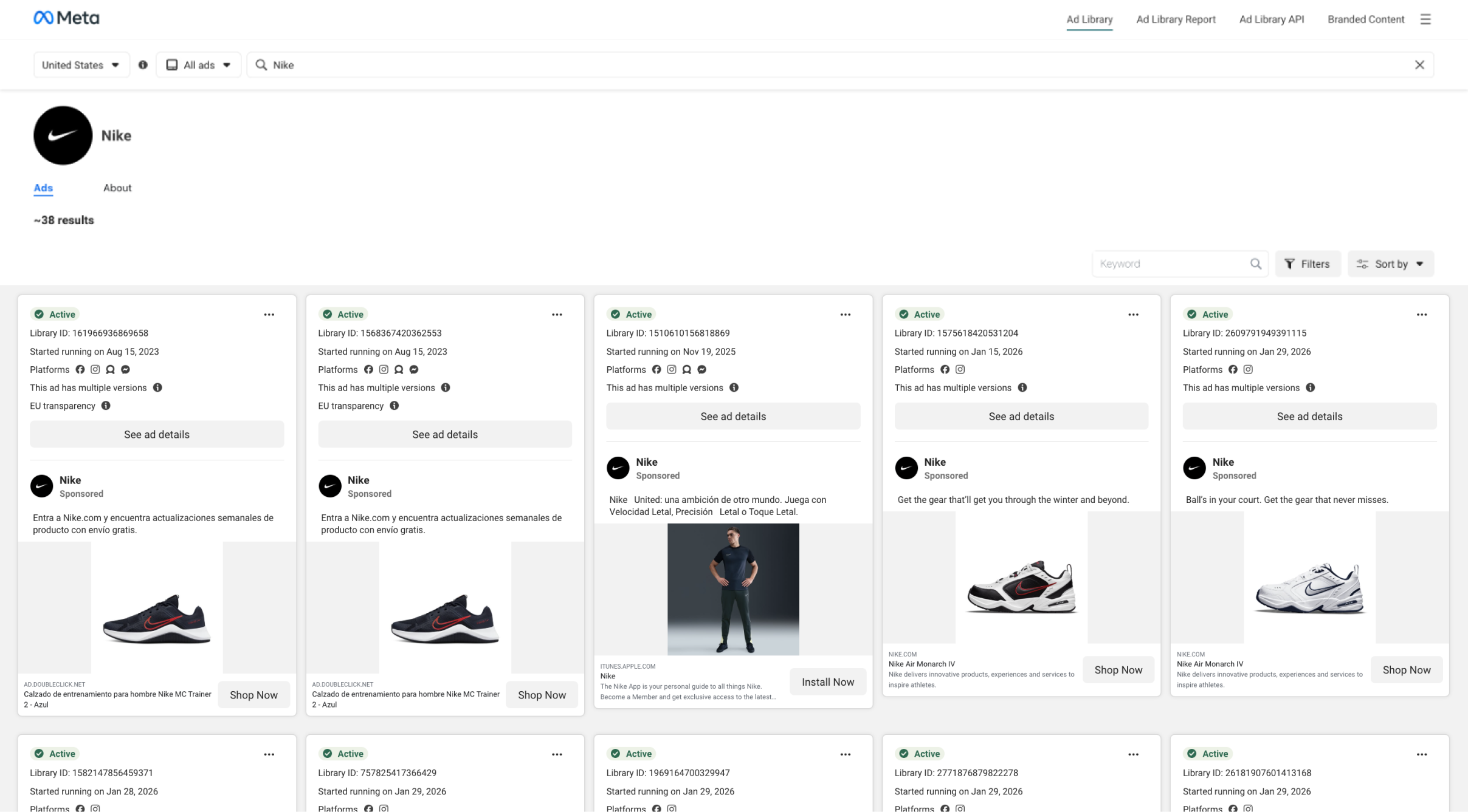 Example of Facebook Library