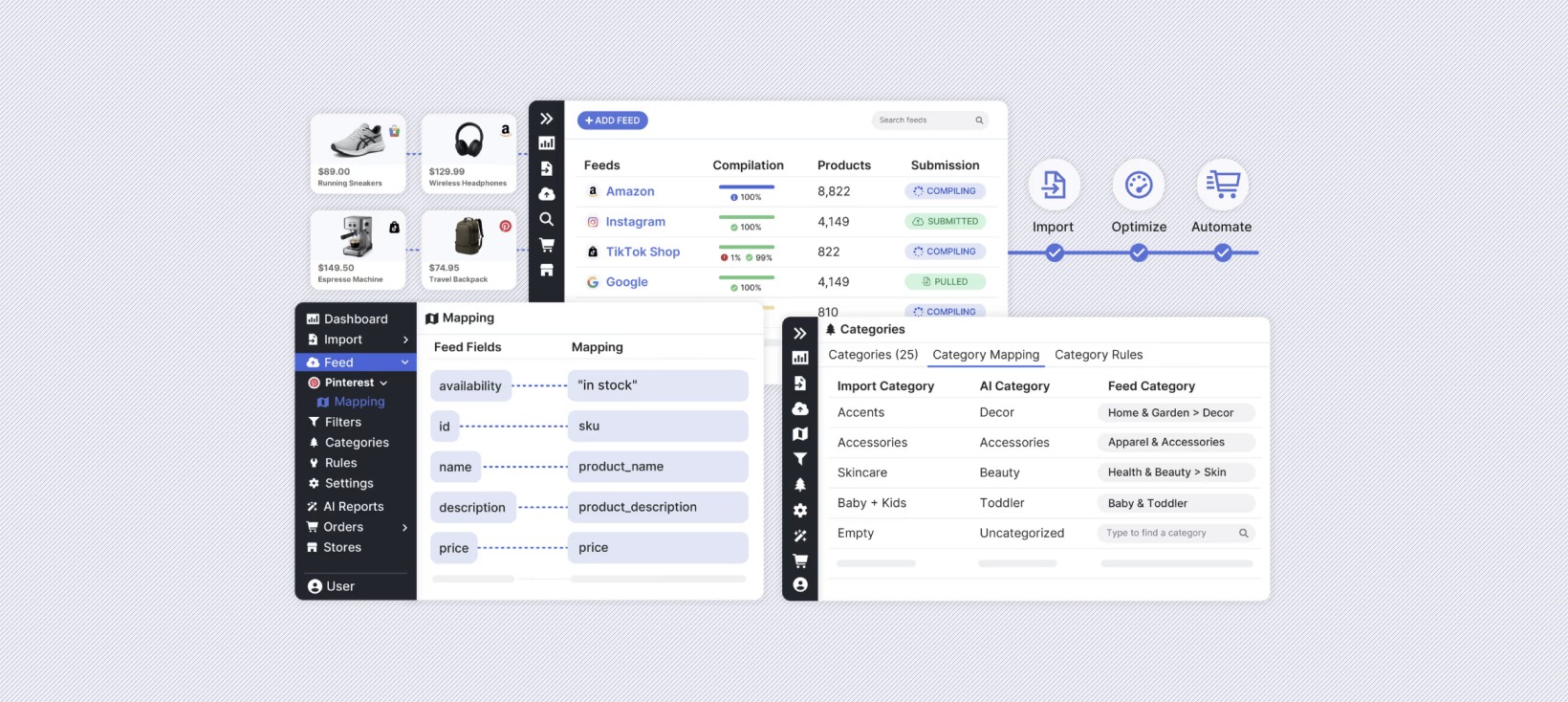 A look inside the GoDataFeed interface