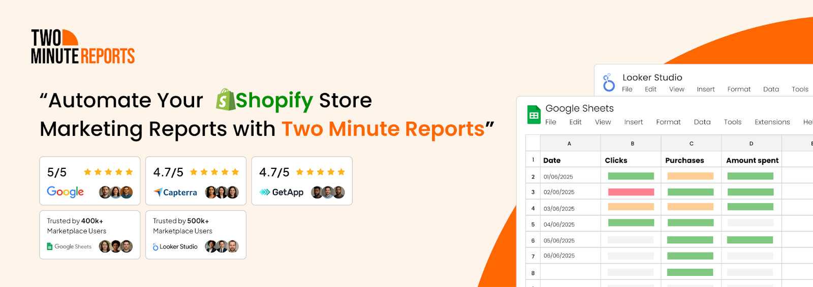 Two Minute Reports helps Shopify brands and agencies centralize store performance data and turn it into automated, client-ready reports