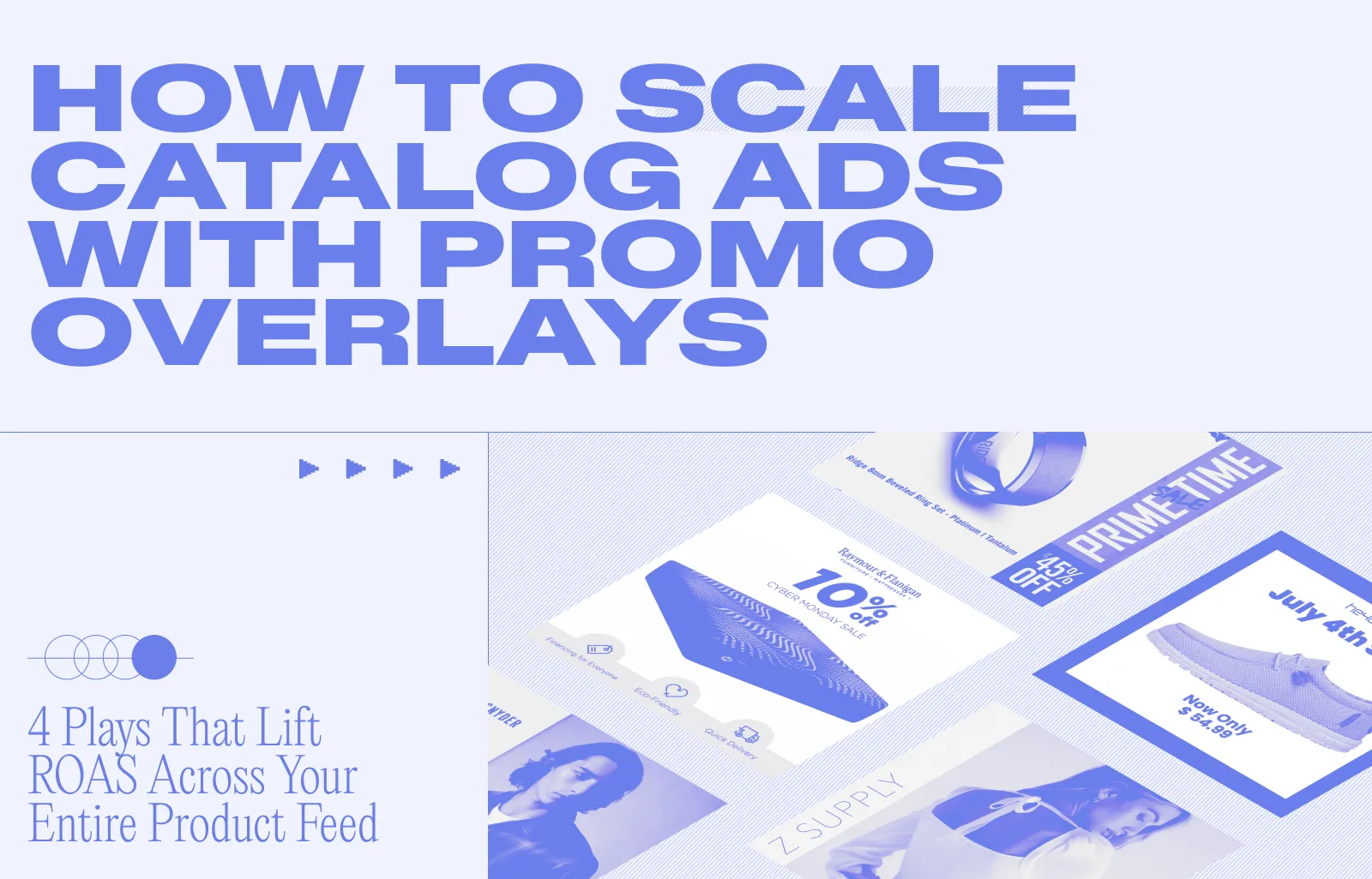How to Scale Catalog Ads with Promo Overlays: 4 Plays That Lift ROAS Across Your Entire Product Feed