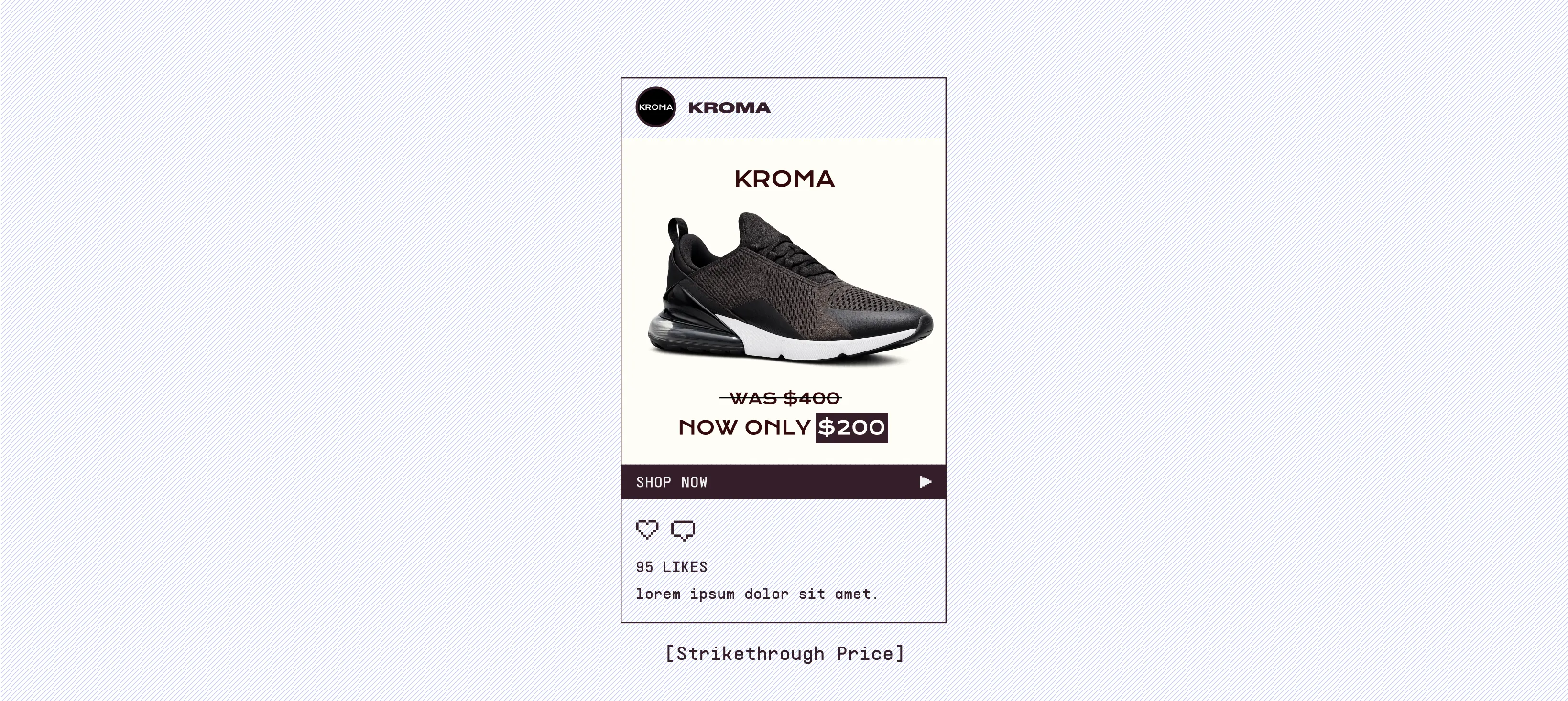 An example of the price drop ad