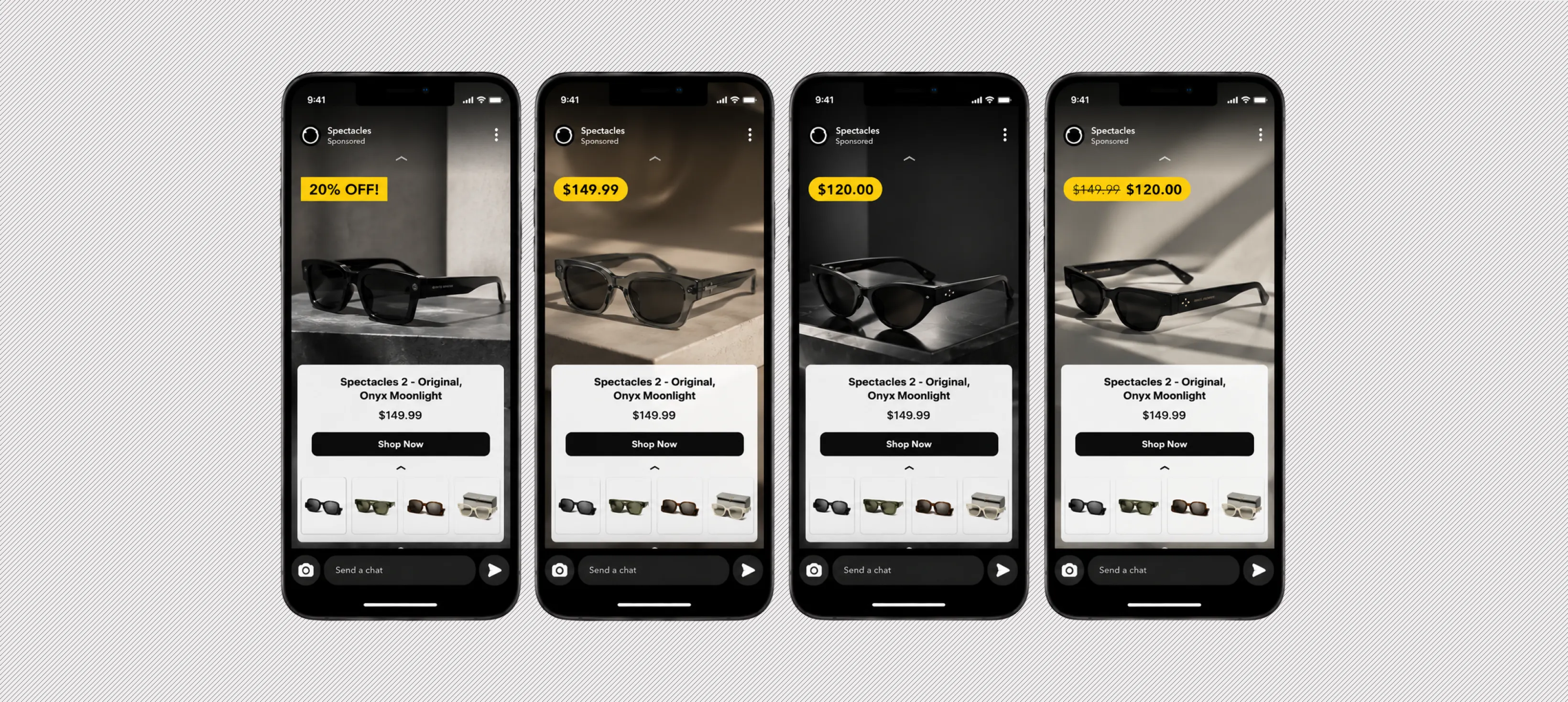 Examples of Snapchat Dynamic Ads
