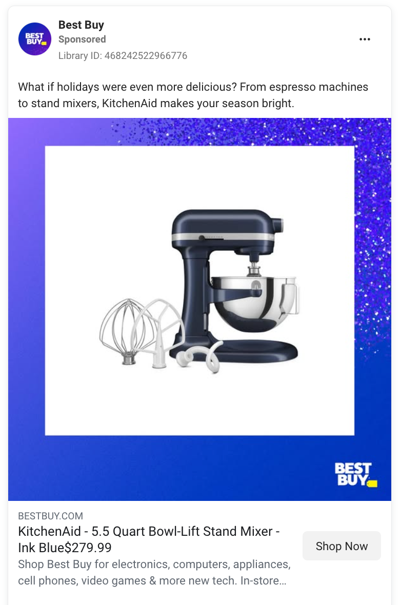 Best Buy Retail Ad Example