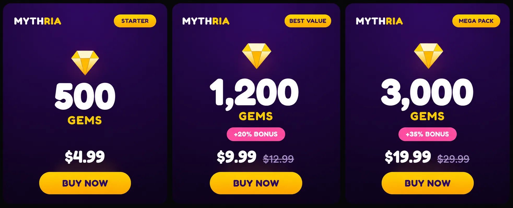 In-app purchase ad examples