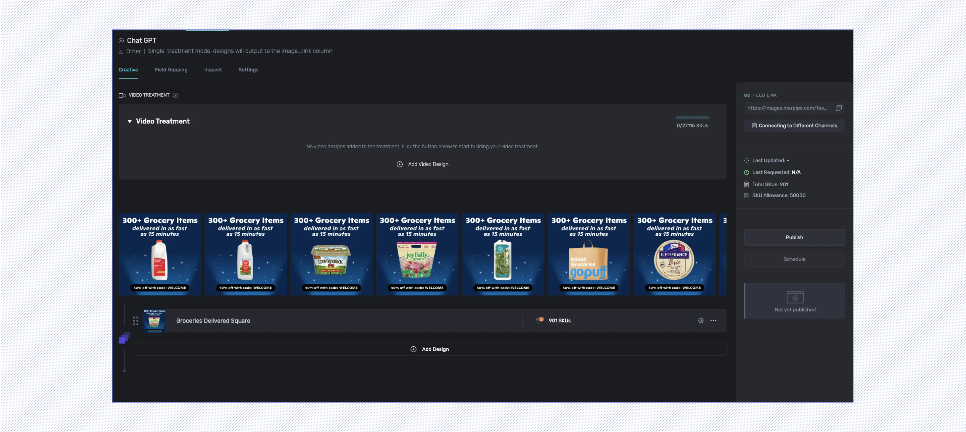 Add Your Design(s) and Publish