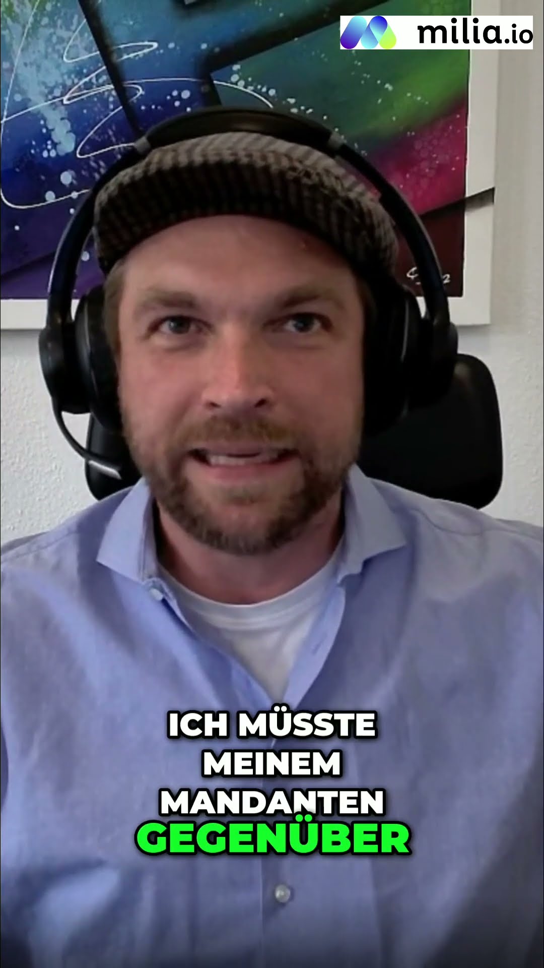 Standbild aus dem Video-Interview mit René Hegmann: Schluss mit dem Kommunikationschaos