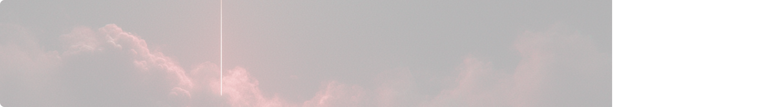Dark sky with dense red illuminated clouds and a thin vertical white light line.
