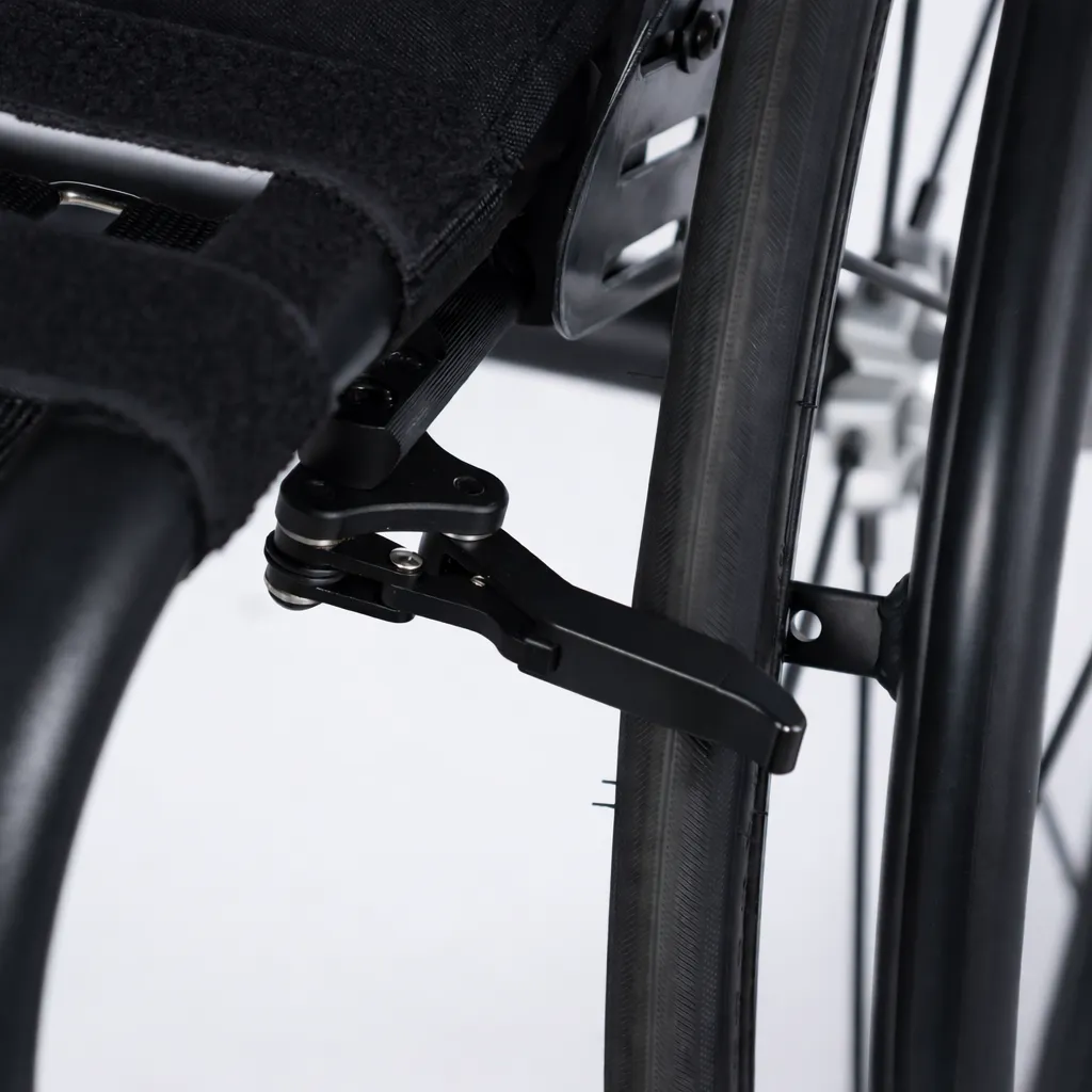 Wózek aktywny SPARX ONE - widok na hamulec