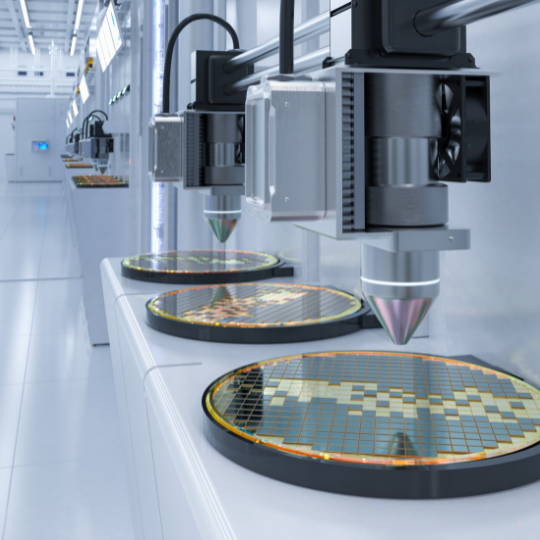 Manufacturing plant representing one of many semiconductor supply chain challenges.