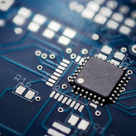 Image of chip which can be impacted by semiconductor tariffs.