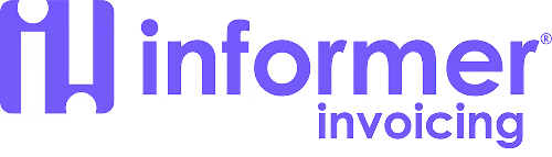 Informer invoicing logo with stylized 'i' and 'n' icon in purple.