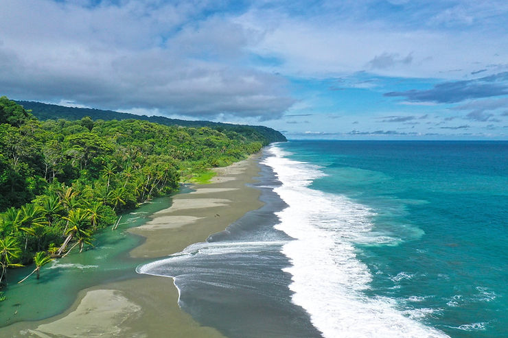 Pláž Piro na poloostrově Osa