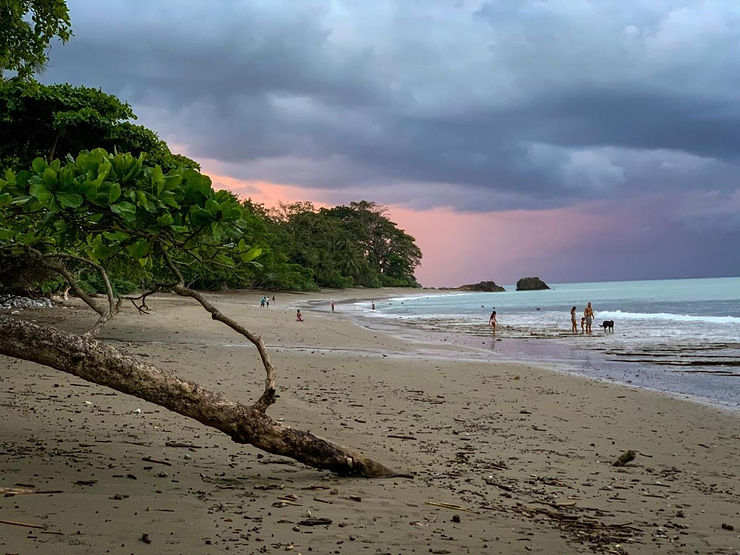 Pláž Matapalo na poloostrově Osa