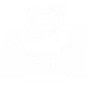 Icon of two people sitting and talking with a speech bubble above them containing text lines.