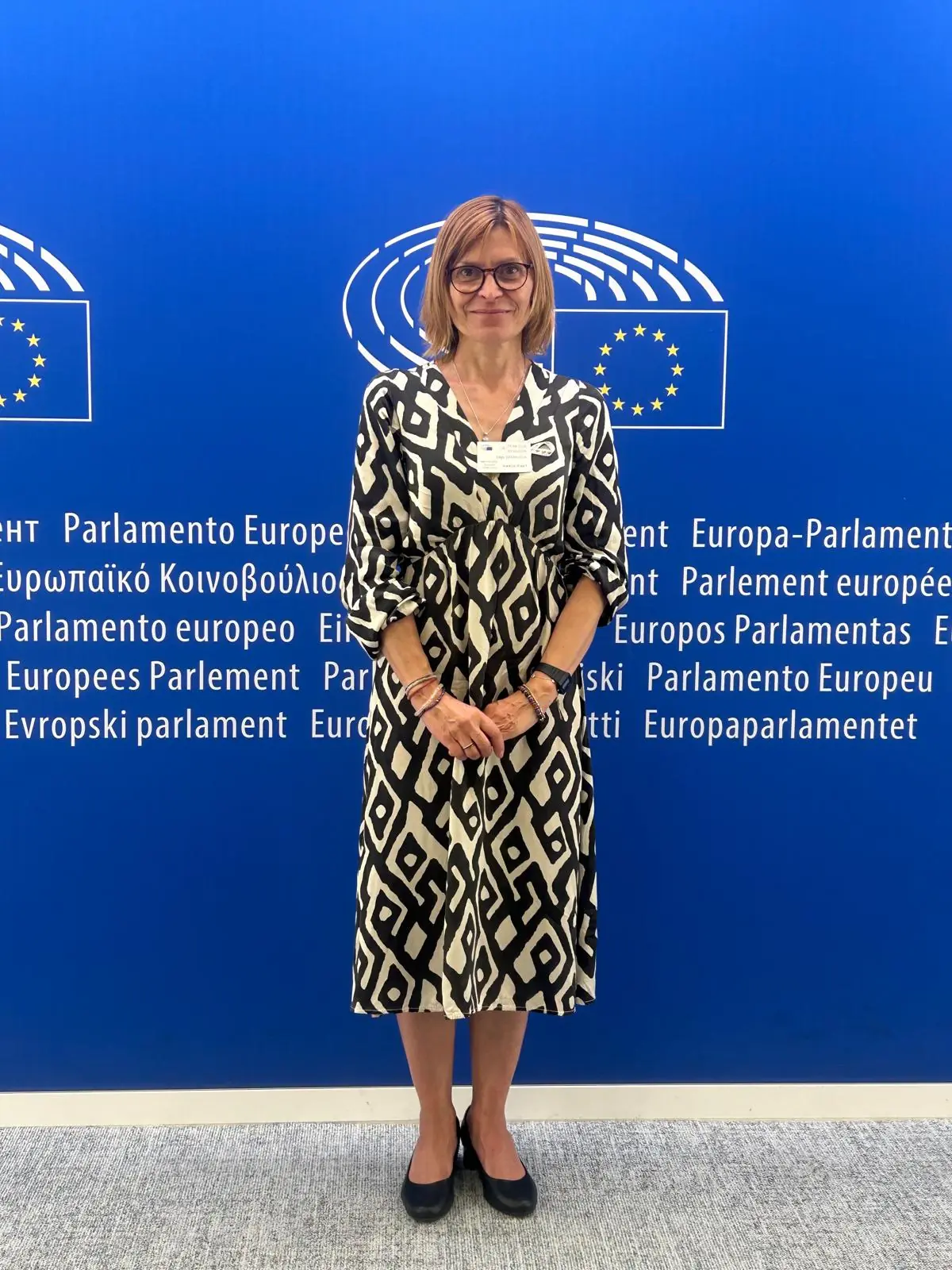 Olga Šámalová v Evropském Parlamentu